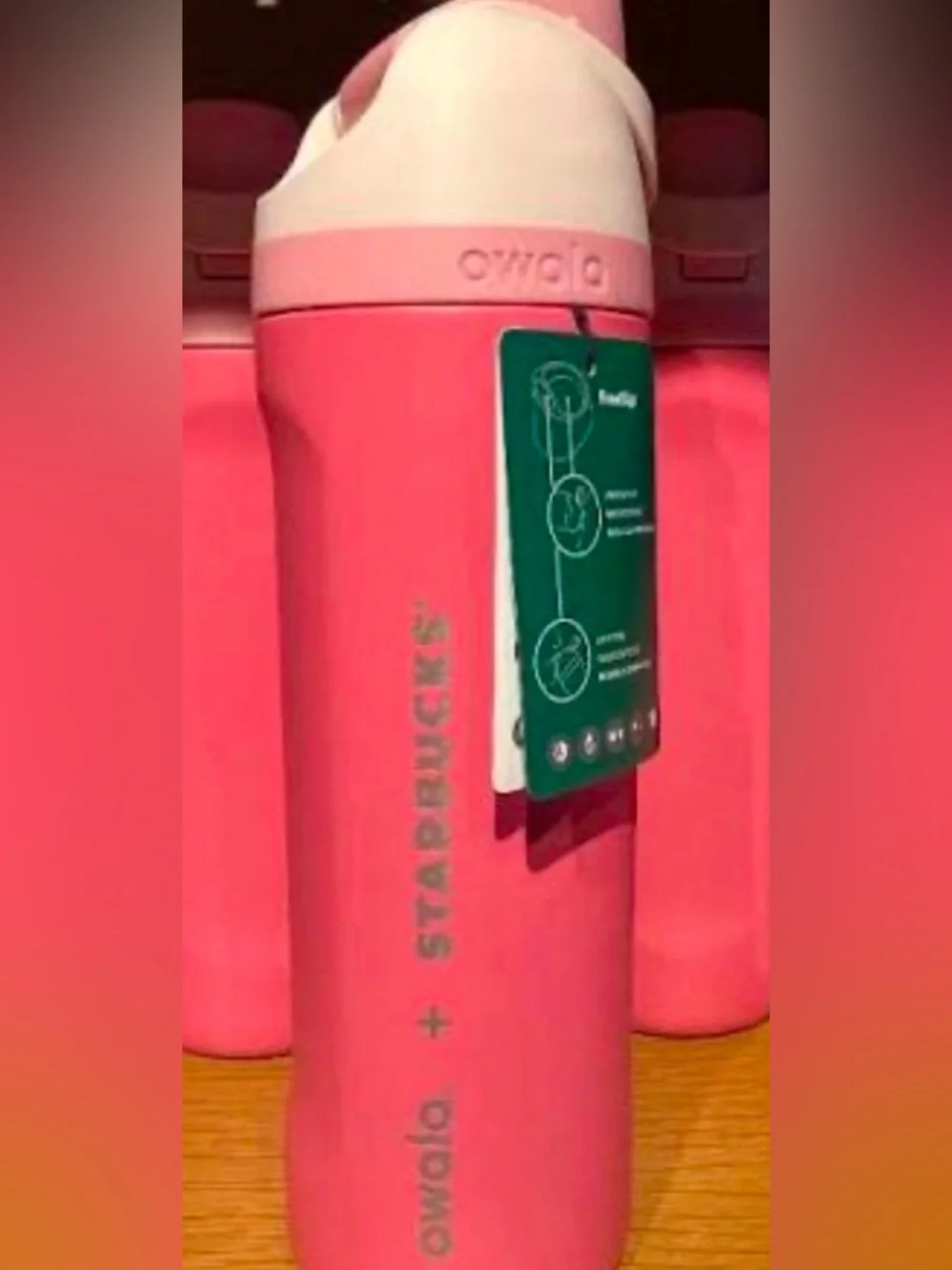💕NEW💕 Starbucks x Owala Pink Stainless Water Bottle